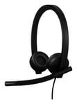 Logitech H570e Headset Wired Head-band Office/Call center USB Type-A Black