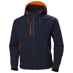 Veste Softshell Chelsea Evolution - bleu/orange - taille M HELLY HANSEN