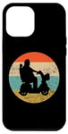 Coque pour iPhone 13 Pro Max Trottinette de mobilité vintage pour homme