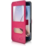 Etui De Protection À Fenêtre Universel M Rose Pour Smartphone Smartphone Condor Plume L2