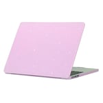 MacBook Air 13 M3 / Air 13 M2 (2024/2022) - Glitter shockproof cover til front & bagside - Lilla