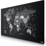 Tapis de Souris Gaming XXXL 1800x800mm, Mouse Mat Extra Large XXXL 180x80 cm, sous-Main Bureau Gamer en Tissu - Haute précision et Vitesse, pour Souris et Clavier Roccat Razer Logitech