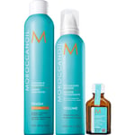 Moroccanoil Bundle Hairspray 330 ml & Volume Mousse 250 ml & Treatment