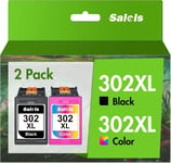 302Xl Cartouches D'Encre Noir Et Couleur Remplacement Pour Hp 302 Combo Pack 302 Xl Pour Hp Deskjet 3630 3636 1110 2130 Envy 4520 4523 4524 4527 Officejet 3830 3831 3835 5230 4655 0