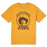 T-Shirt Stranger Things Dustin - Moutarde - M - Mustard