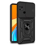 Coque Cool pour Xiaomi Redmi 9C / 10A Hard Ring Noir