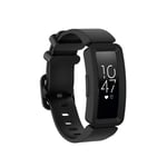 Geageaus Silicone Band Compatible for Fitbit Ace 2 for Kids 6+,Soft Replacement Sport Strap Accessory for Boys Girls Wrist Band for Fitbit Ace 2 / Inspire HR Activity Tracker(Black)