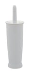 Addis Closed Toilet Brush Set, Plastic, White