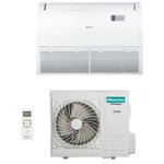 Hisense - inverter climatiseur de sol/plafond 36000 btu auv105ur4ra4 r-32 wi-fi optionnel avec télécommande