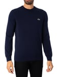 LacosteLogo Knit Sweatshirt - Marine Blue