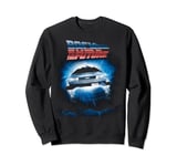 Back To the Future Hovering DeLorean Sweatshirt