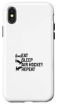 Coque pour iPhone X/XS Eat Sleep Air Hockey Repeat - Air Hockey