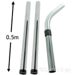 Chrome Extension Rods for NUMATIC Henry James Basil George Edward Vacuum Cleaner