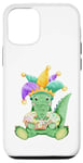 iPhone 13 Mardi Gras Baby Alligator King Cake Jester Beads Purple Case