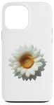 iPhone 13 Pro Max White Sunflower Case