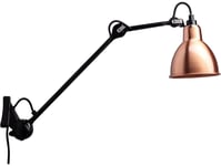 DCW - 222 Vegglampe Svart/Kobber Lampe Gras