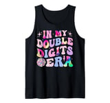 in my double digits era retro 10 year old 10th birthday girl Tank Top