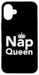 Coque pour iPhone 16 Plus Nap Queen, j'aime dormir et reposer mes yeux