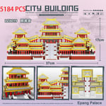 Mikrotiilet Mini Blocks Arkkitehtuuri Kielletty kaupunki -sarja Malli Rakennussarjat Lastenlelu Chinoiserie Keisarillisen palatsin vartiotorni