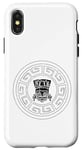 Coque pour iPhone X/XS Roi aztèque de la civilisation mexicaine Tlaloc Mythologie