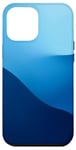 iPhone 12 Pro Max Blue Minimal Case