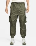 NIKE TECH LINED WOVEN CARGO PANTS TROUSERS SIZE L (FB7911 3235) KHAKI