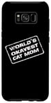 Coque pour Galaxy S8+ La mère de chat la plus drôle du monde, un parent d'animal de compagnie et un couple