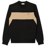 Sweat-shirt Lacoste  SWEATSHIRT  COLOR-BLOCK EN MOLLETON NON GRATTÉ NOIR E