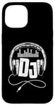 iPhone 15 Headphones Funny DJ Disc Jockey Music Player Dad Mens Case