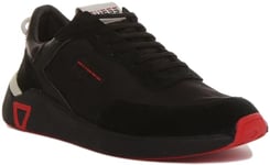 Guess Homme Modena Chaussure de Piste d'athltisme, Noir, 42 EU