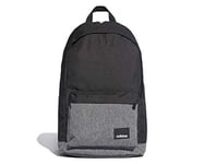 Adidas Linear Classic Casual Backpack - Black/Black/White, One Size