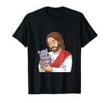 Moo Deng Jesus and the Baby Hippo of Harmony T-Shirt