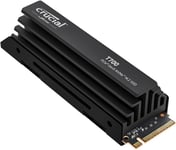 T700 Ssd 1To Pcie Gen5 Nvme M.2 Ssd Interne Gaming Avec Dissipateur Premium,Jusqu`À 11.700Mo/S,Microsoft Directstorage,Rétrocompatibilité Pcie 4.0-Ct1000T700Ssd5