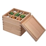 rcraftn Boîte À Lunch Japonaise en Bois 3 Couches Simple Sushi- Box pour Organiser des Célébrations Telles Que Le Nouvel an Lunaire, La Fête De Noël, Le Pot Porte-Bonheur