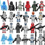 24pcs Star Wars Set Blocs De Construction Figurines Luke Dark Vador Jedi Master Petites Particules Assembl¿¿Es Jouets