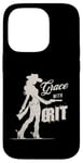 Coque pour iPhone 14 Pro Vêtements Grace with Grit s Feisty pour femme