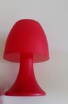 INCIDENCE LAMPE D'AMBIANCE LED A PILES ROUGE