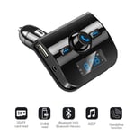 Transmetteur Bluetooth Fm Mp3 Pour Honor 9 Smartphone Voiture Lecteur Kit Main Libre Sans Fil Musique Adaptateur Allume Cigare U