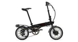 Velo electrique pliant flebi supra 4 0 black lime   roues 16