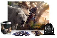 Good Loot Assassin's Creed Valhalla Eivor & Polar Bear Puzzles Premium Box Sack Poster Jeu D'ordinateur Puzzles pour Adolescents Et Adultes Inspiré d'un Jeu D'ordinateur 1000 Pièces | 68 x 48 cm