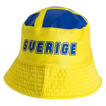 Sverige Bøttehatt - Gul/Blå - merchandise, størrelse One Size Adult