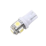 30 Kpl Valkoinen Vaihtovarasto #: T10 168 2825 W5w Polttimo 5050 5 Smd Led Light, 12V Auton Sisävalo