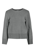 Vila Vicassie O-Neck L/S Knit Top - Noos Grå