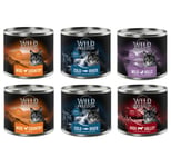 5 + 1 gratis! Wild Freedom 6 x 200 g - Mixpakke 2: Kylling, Sei, Storfe, And