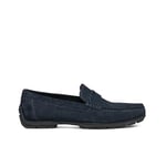 Geox Men's u Moner w 2fit d Moccasin, Navy, 11 UK