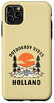 Coque pour iPhone 11 Pro Max Outdoorsy Vibes Holland Voyage Vacances Hollande