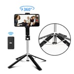 40" Selfie Stick Bluetooth Remote Phone Holder Tripod Stand For iPhone Universal