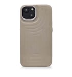 Coque pour iPhone 14 Plus Compatible  en Cuir Decoded Beige