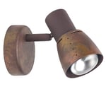 BRILLANT lampe lave mur spot cuivre vieilli | 1x R50, E14, 40W, adapté aux lampes à réflecteur (non incluses) | Échelle A ++ à E | Tête pivotante
