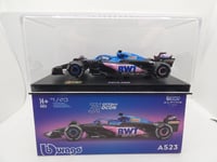 BWT Alpine F1 Team A523 Esteban Ocon #31 2023 1/43 Bburago Formule 1 avec casque